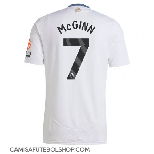 Camisa de time de futebol Aston Villa John McGinn #7 Replicas 2º Equipamento 2024-25 Manga Curta